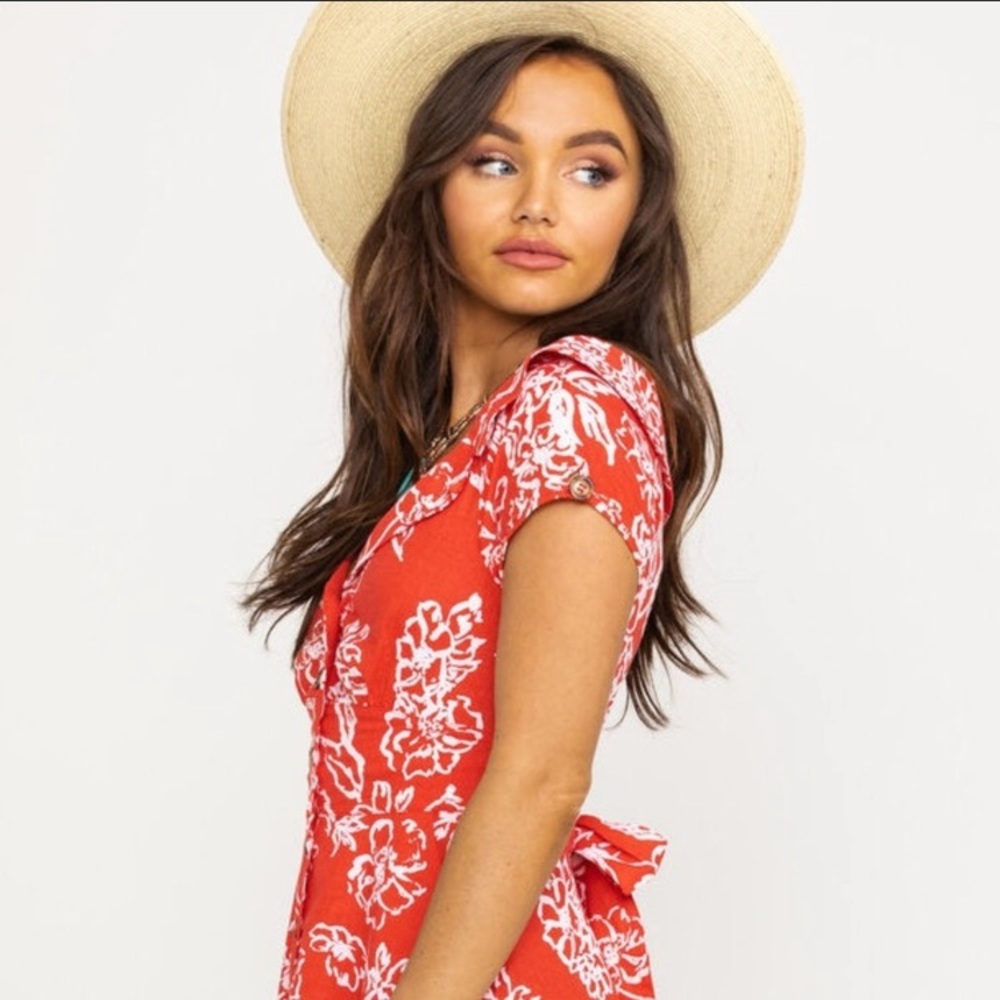 A Thing Called Love Mini Dress by Free People: Red
